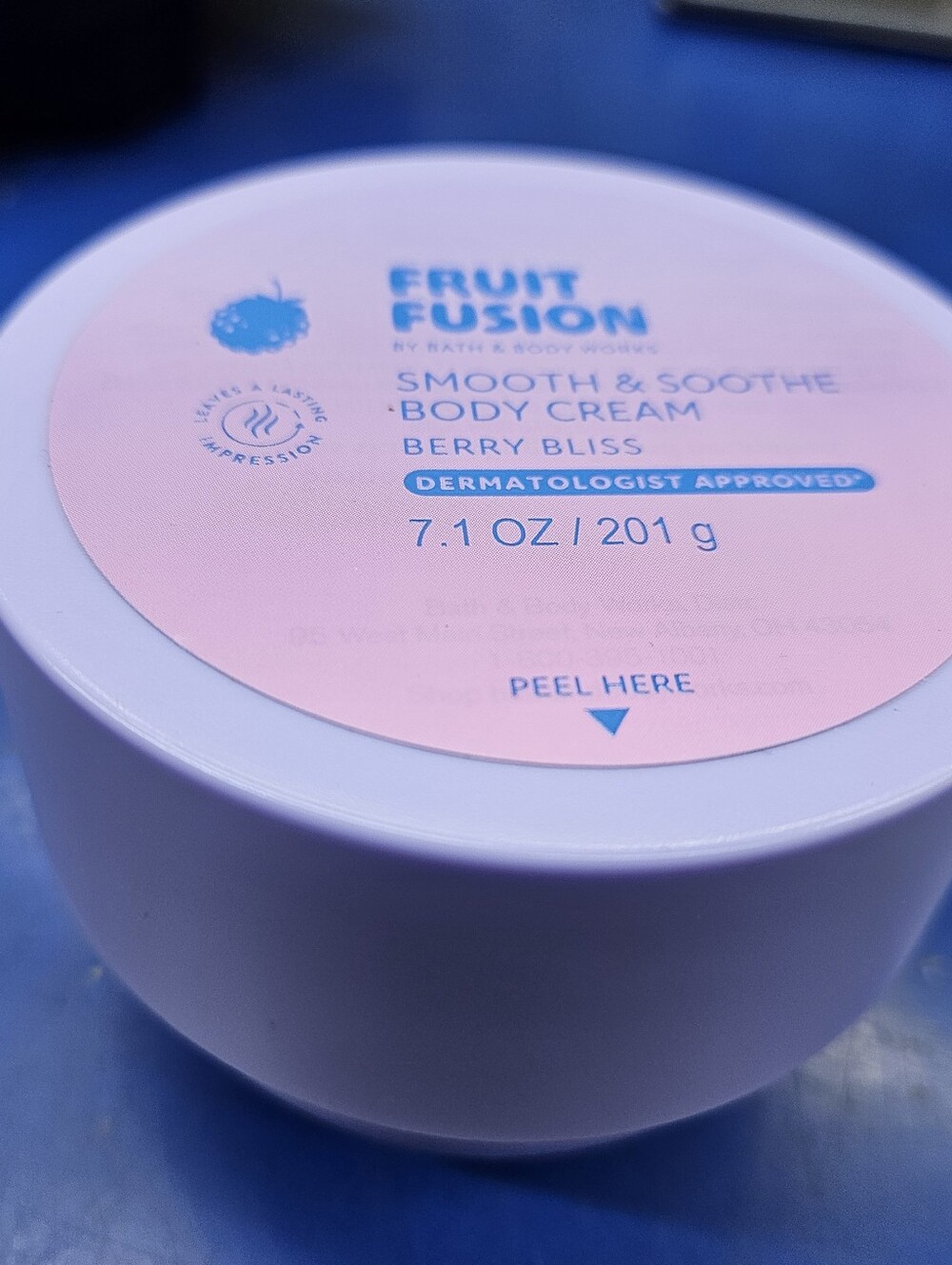 Fruit Fusion Smooth & Soothe Body Cream - Berry Bliss (Pink)